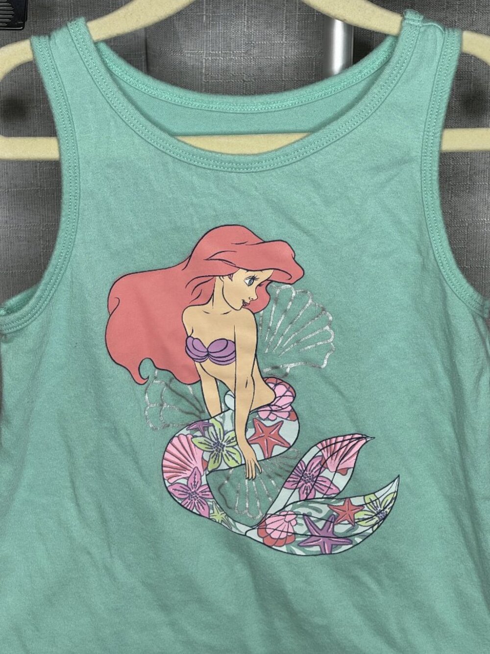 Disney Jumping Beans - Princess Ariel - Girls Sleeveless Tank Top - Size 5